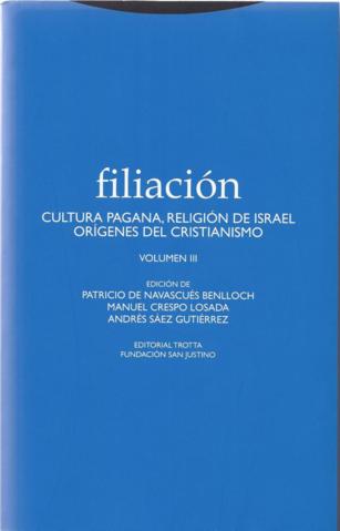 437-01  “Filiación”. Cultura pagana, religión de Israel, orígenes del cristianismo