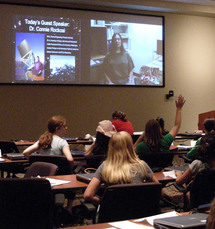 Videoconferencia en la UC Santa Cruz. NCSA.