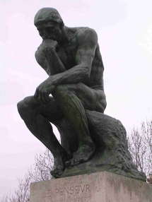 El pensador de Rodin.