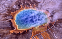 El Grand Prismatic Spring del Parque Nacional Yellowstone