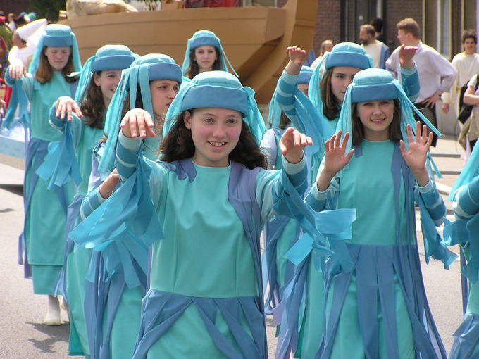 Procesión evocando a la Biblia en la ciudad belga de Mechelen ( 2005). Foto: Belgianchocolate. Everystpockphoto.