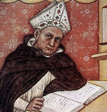 San Alberto Magno (Lauingen, Baviera, 1193/1206 – Colonia, 15 de noviembre de 1280) fue un destacado teólogo, filósofo y hombre de ciencia. Su humildad y pobreza fueron ejemplares. Fuente: Wikimedia Commons.