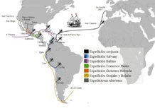 Expediciones de vacunación a América. Fuente: Wikipedia.