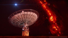 El radiotelescopio Parkes (Australia). Fuente: Swinburne Astronomy Productions.