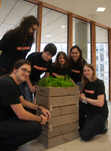 El equipo de LettuceOnMars. Fuente: Universidad de Southampton.