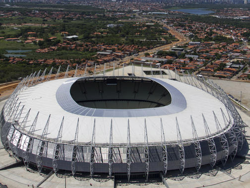 Estadio Gobernador Plácido Castelo, en Fortaleza (brasil). Fuente: Gobierno de Brasil.