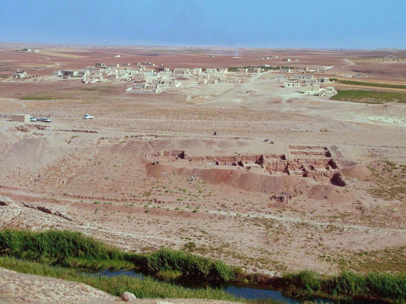 Terrenos de Siria estudiados. Imagen: Josep Lluís Araus. Fuente: UB.