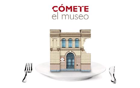 Cartel de 'Cómete el museo'. Fuente: MNCN-CSIC.