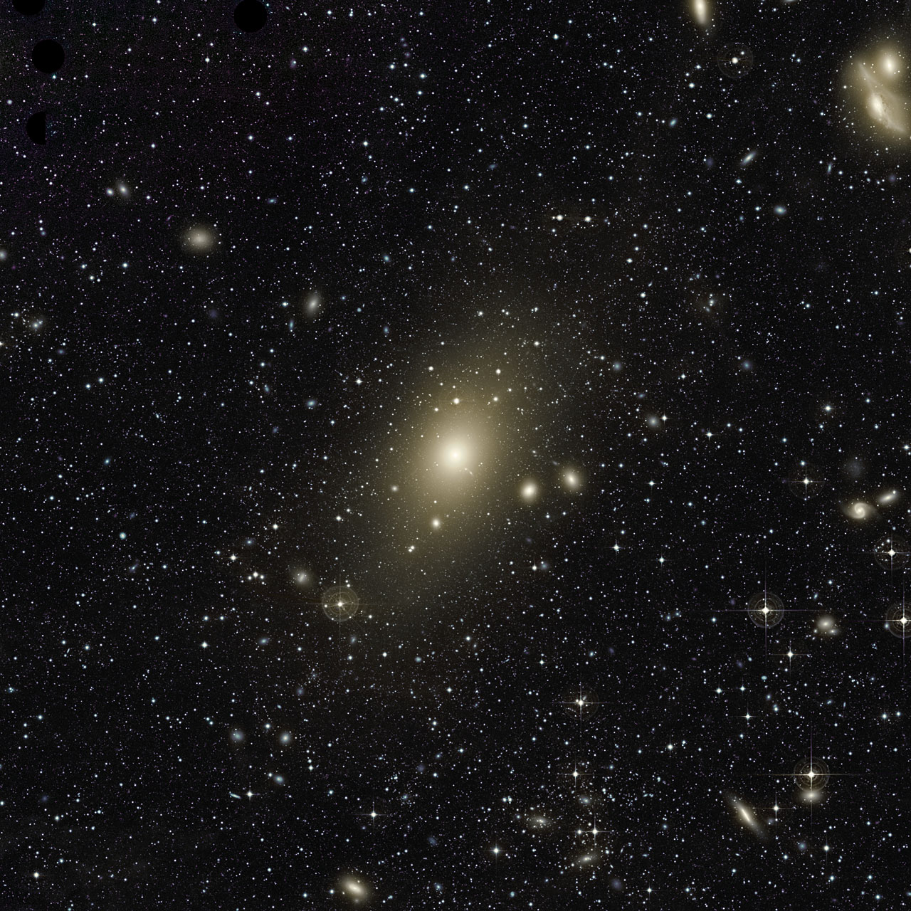 El halo de la galaxia Messier 87. Fuente: ESO.