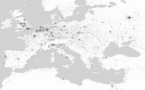 Primer mapa de los asentamientos humanos sobre la Tierra