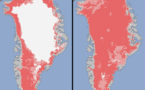 Satélites registran el deshielo repentino de Groenlandia