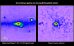 Rastro de materia oscura en nuevos mapas del centro de la galaxia