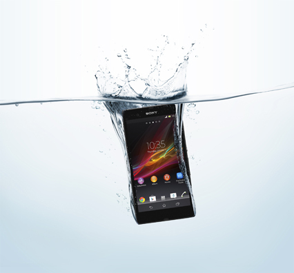 Sony Xperia™ Z, resistente al agua y al polvo