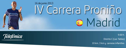 Telefónica organiza la IV edición de la carrera Proniño