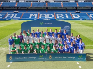 “Movistar Real Challenge” invita a 40 jugadores de doce países a jugar un partido en el Santiago Bernabéu