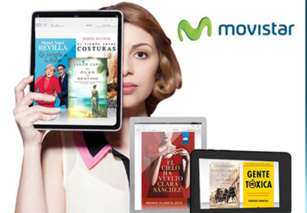 Todos los clientes Movistar, con acceso ilimitado a la tarifa plana de ebooks este verano