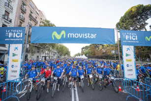 Telefónica realizará 15.000 vídeos en la Fiesta de la Bici Movista