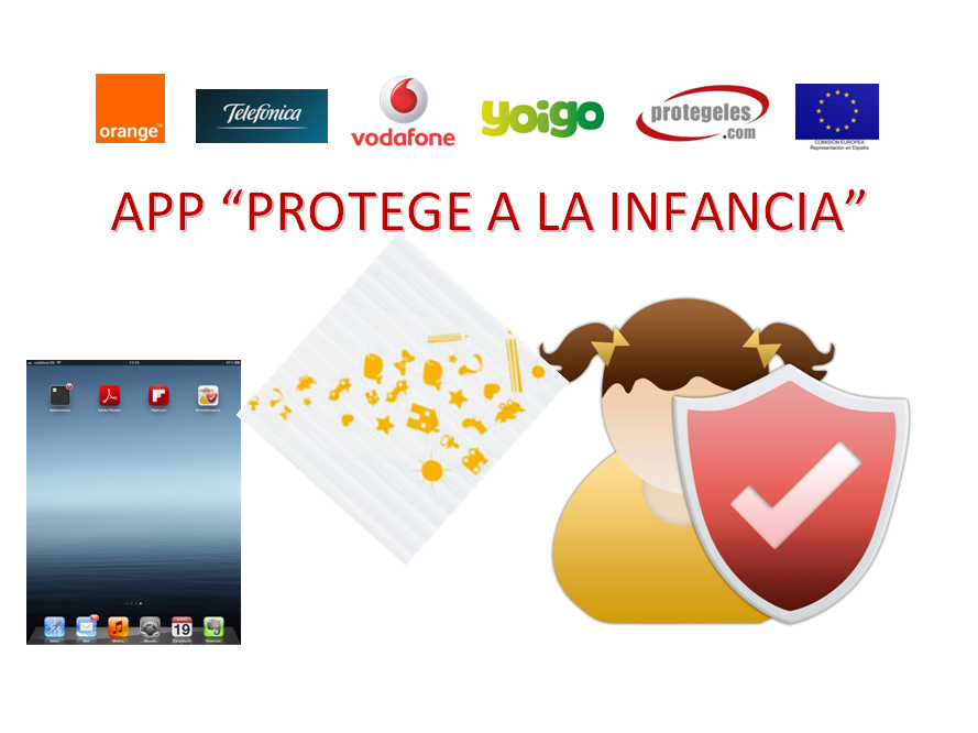 Orange, Telefónica, Vodafone y Yoigo, junto con la ONG Protégeles, desarrollan una aplicación para smartphones que permite denunciar imágenes de pornografía infantil